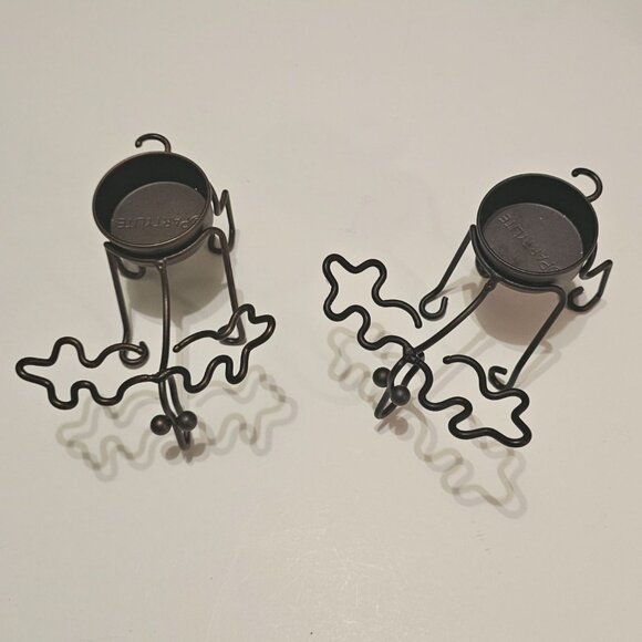 4 PartyLite Woodland Creatures Metal Reindeer / Moose Tealight Candle Holders - Picture 3 of 12